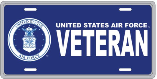 USAF Veteran License Plate