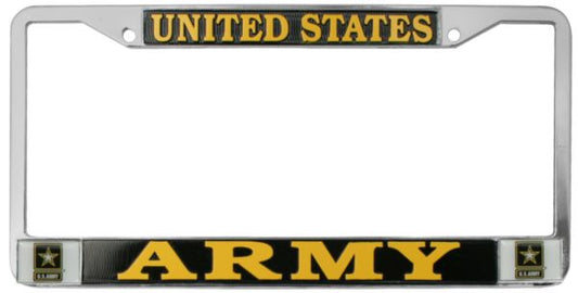US Army Plate Frame w Star