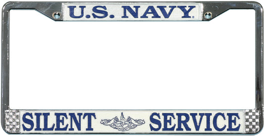US Navy "Silent Service" License Plate Frame