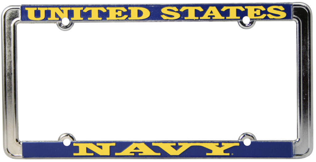 US Navy Thin Rim License Plate Frame