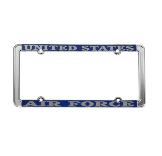 US Air Force Thin Rim License Plate Frame