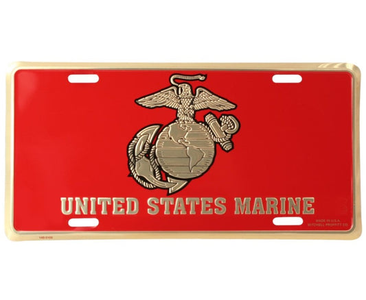 EGA United States Marine License Plate