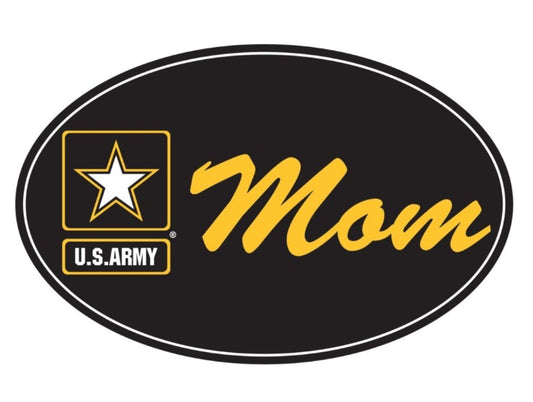 Army Star Mom Oval Magnet