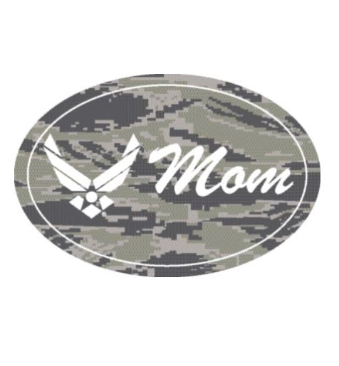 Oval Magnet USAF Symbol Mom
