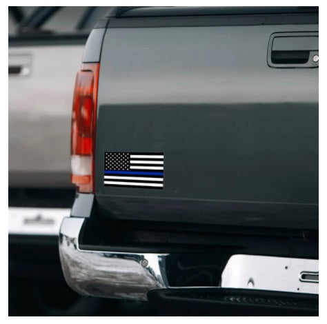 Thin Blue Line USA Flag Magnet