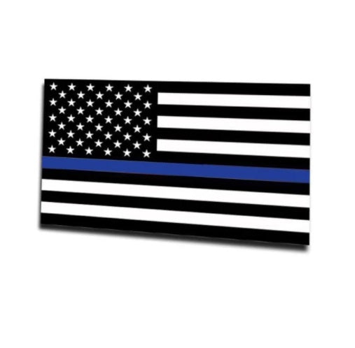 Thin Blue Line USA Flag Magnet