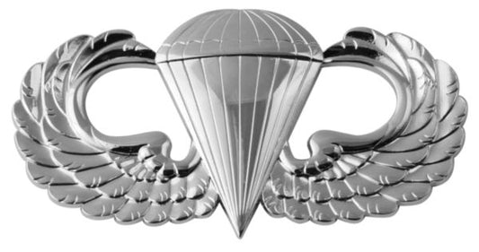 Basic Parachutist Badge Auto Emblem