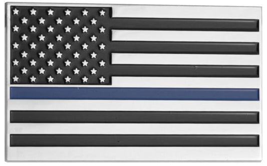 Thin Blue Line Auto Emblem