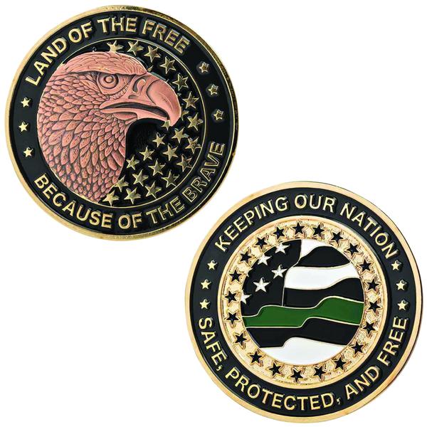 "Keeping Our Nation Safe" Challenge Coin