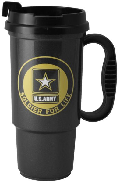 US Army Soldier For Life Travel Mug