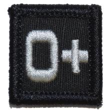 Blood Type Patch 1x1, O+