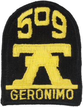 509th Infantry Geronimo Full Color Patch