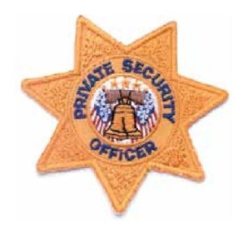 7 Point Star Private Security Patch