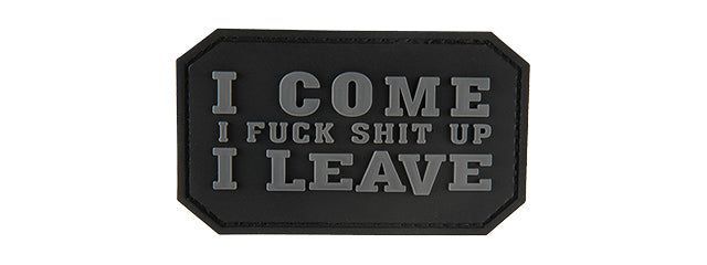 "I Come, IFSU, I Leave" PVC Patch