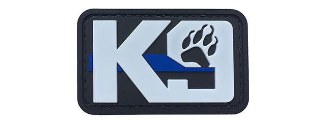 K9 Thin Blue Line PVC Patch