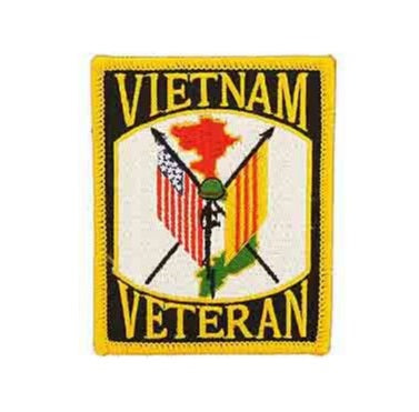 Vietnam Veteran Flags Patch
