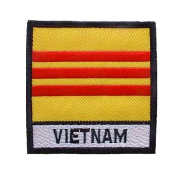Vietnam Flag w Tab Patch