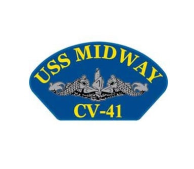 U.S.S. Midway CV-41 Hat Patch