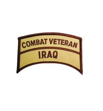 Iraq Combat Veteran Tab Patch