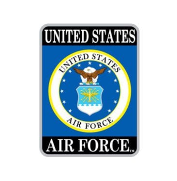 USAF Logo Rectangle Patch