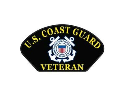 U.S. Coast Guard Veteran Hat Patch