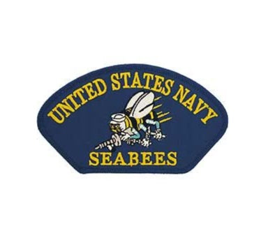 U.S. Navy Seabees Hat Patch