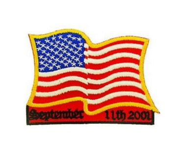 Wavy USA Flag 911 Patch