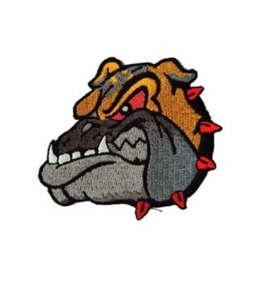 Bulldog Head Patch