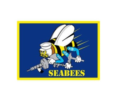 U.S. Navy Seabees Flag Patch