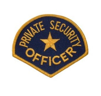 Private Security Officer Patch