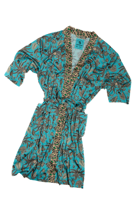 SavTac Savage Kimono Silk Robe