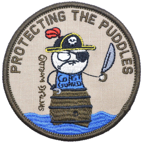 Sketch's World © Officially Licensed - Protecting The Puddles - 3.5 in Round Patch