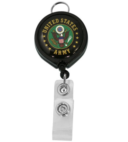 Army Retractable ID Holder