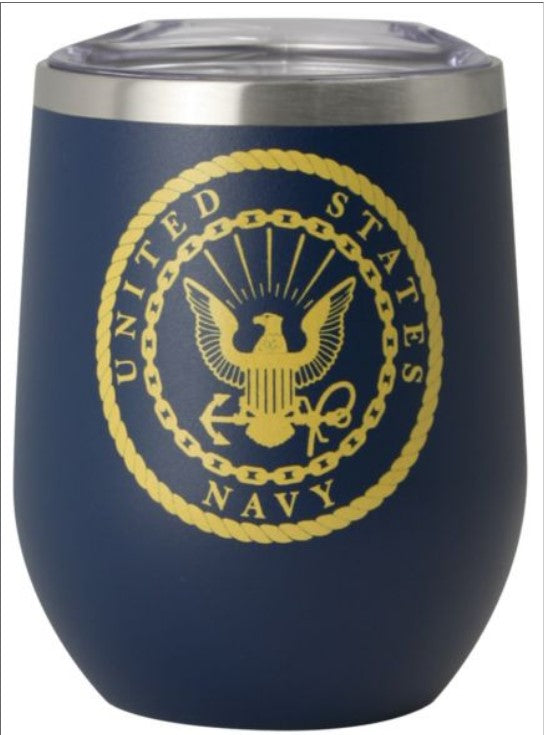 U.S. Navy Crest Steel Tumbler