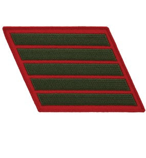Marine Service Stripes  Green/Red