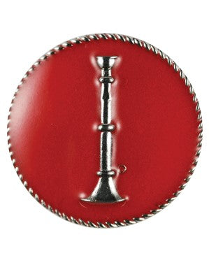 FD Bugle - Red w Silver