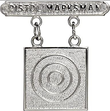 USMC Pistol Marksman Qualification Badge