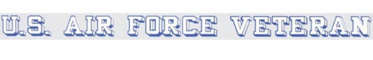 US Air Force Veteran Window Strip
