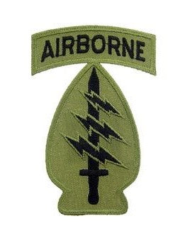 Special Forces Patch w Airborne Tab