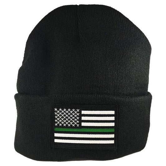 Thin Green Line Beanie