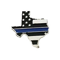 Texas State Blue Line Pin