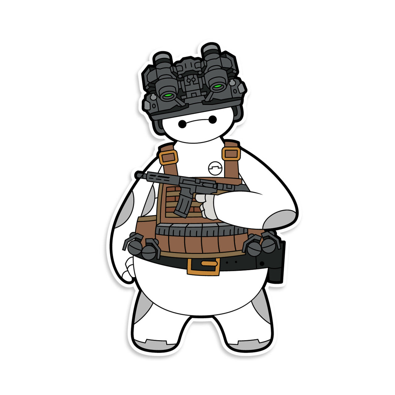 Tactical Baymax Sticker