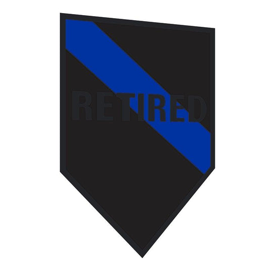 Retired Blue Line Decal