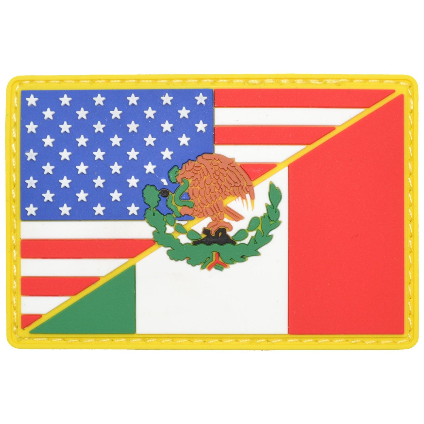 USA/Mexico Flag PVC Patch