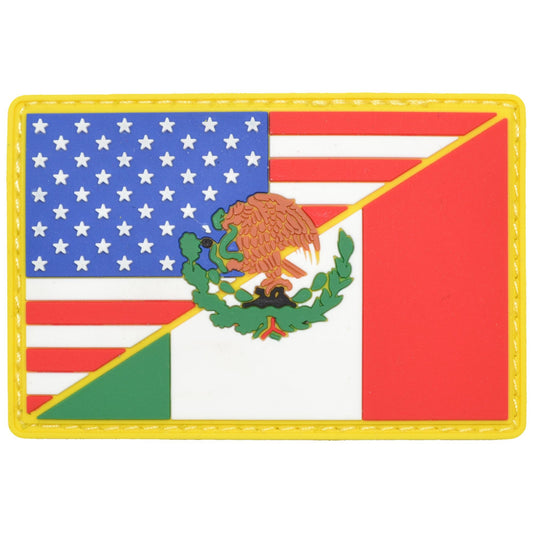 USA/Mexico Flag PVC Patch