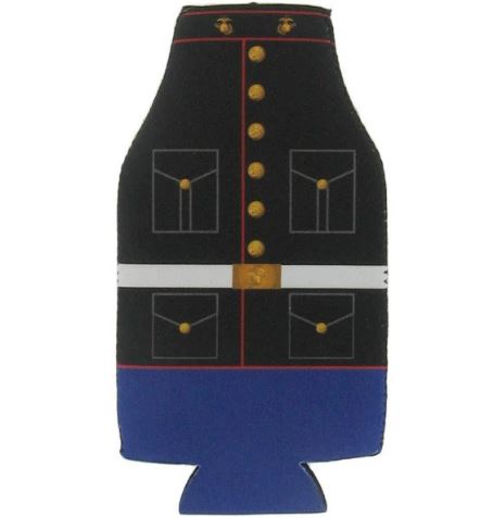 USMC Dress Blue Bottle Koozie
