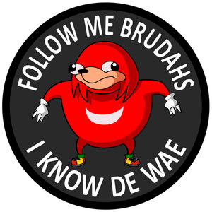 Follow Me Brudahs Sticker