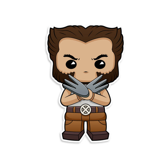 Wolverine Funko Mashup Sticker