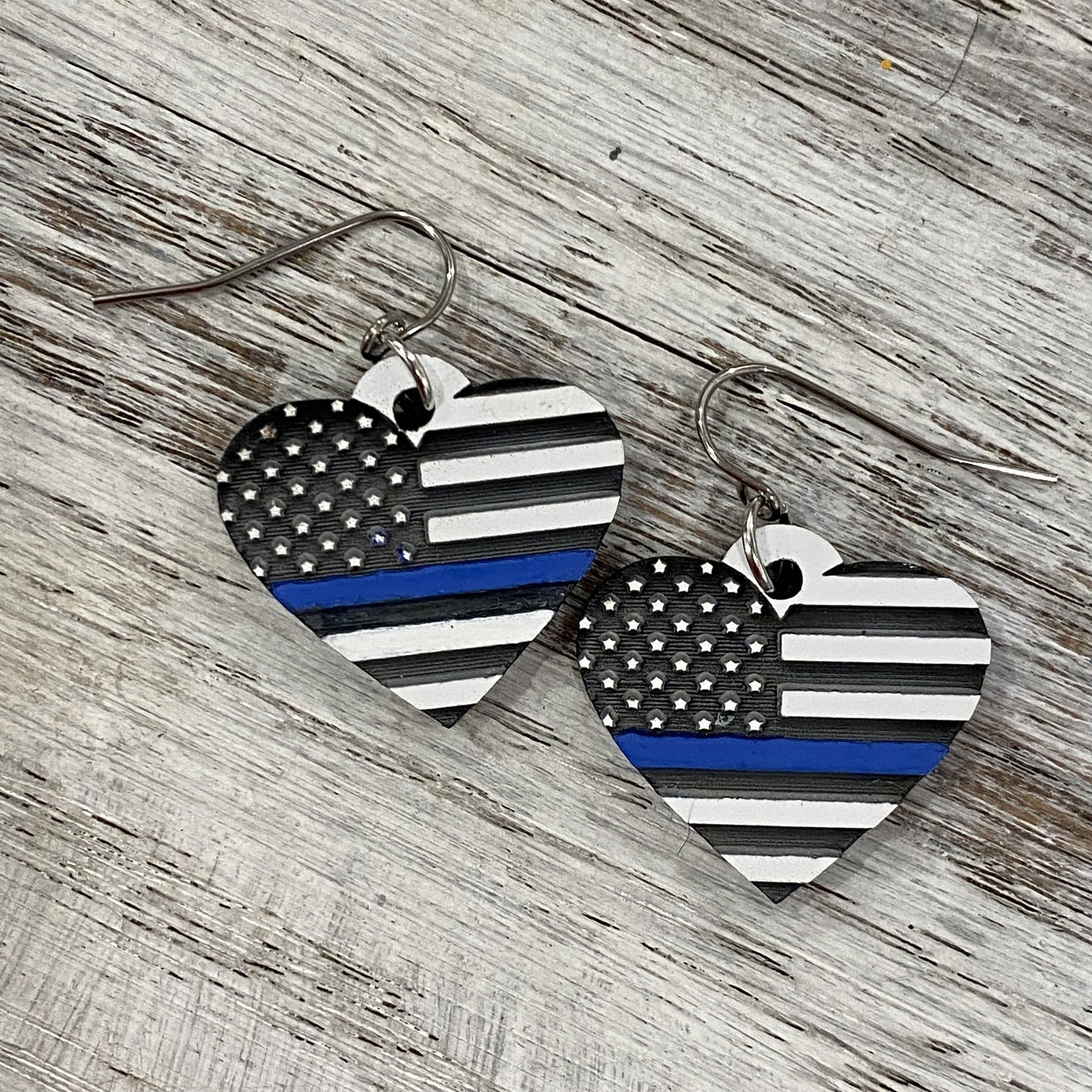 First Responder Mini Drop Earrings
