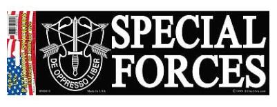 Special Forces Bumper Sticker